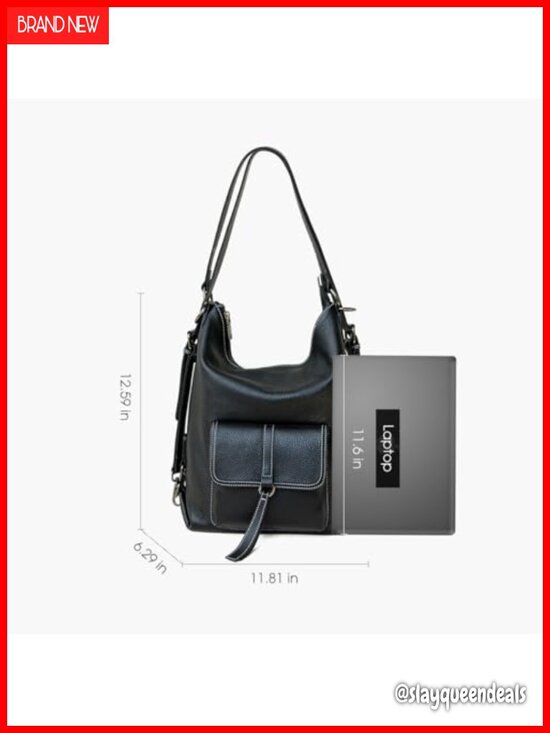 Genuine Leather Backpack Purse Women Large Capacity Anti-Theft Travel main image 4